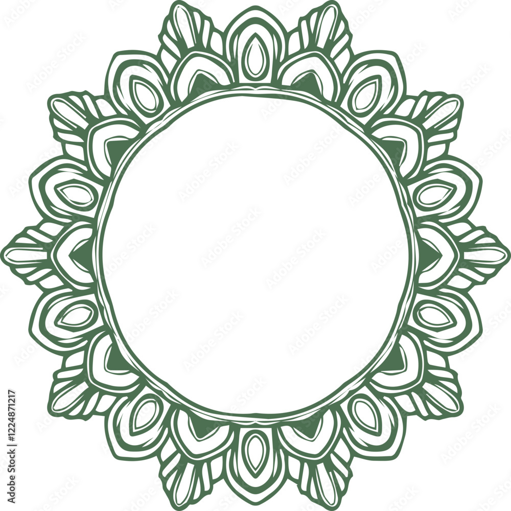 Beautiful flower art and mandala vector design Beautiful flower art and mandala vector design
