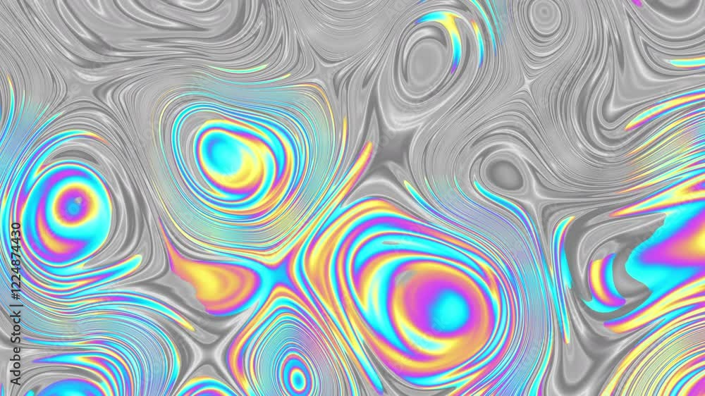 Liquid. Liquid metal. Mercury. Melting silver. Hypnotism. Hypnosis. Abstraction, Psychedelic. Hallucinations. Multi-colored deformation. Loop Background Liquid. Liquid metal. Mercury. Melting silver. Hypnotism. Hypnosis. Abstraction, Psychedelic. Hallucinations. Multi-colored deformation. Loop Background