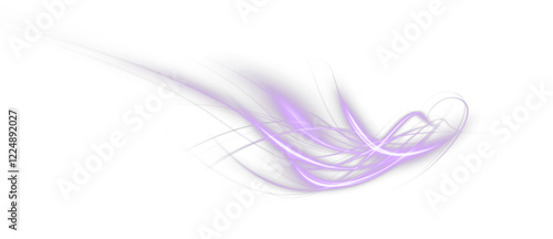  glowing neon curve with sparks and flowing lines—ideal for PNGs in tech, science, or futuristic network visuals featuring dynamic motion and vibrant energy.