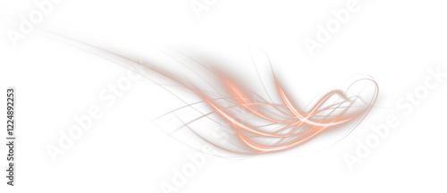 vibrant orange neon glow perfect for futuristic PNG designs, tech frames, or modern abstract night-themed visuals.