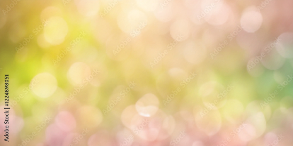 Vector spring background, bokeh effect, banner Vector spring background, bokeh effect, banner