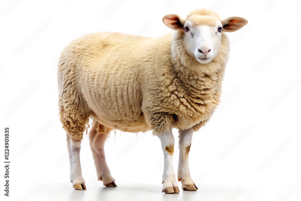 Fototapeta premium sheep and lamb