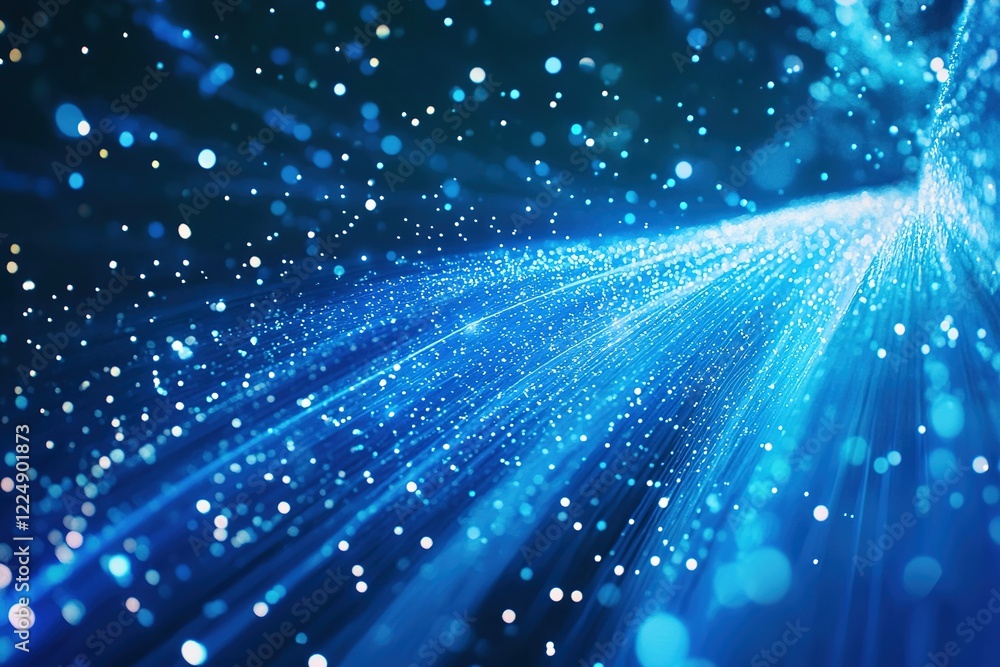 Fototapeta premium modern conceptual Tech Earth Globalization in 3d Motion Graphic. Concept Transmit Ai Networking on Fiber Optic. Transfer 5g Web Communications Signal on Worldwide