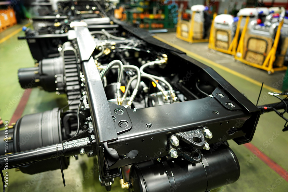 Fotografie Truck production line