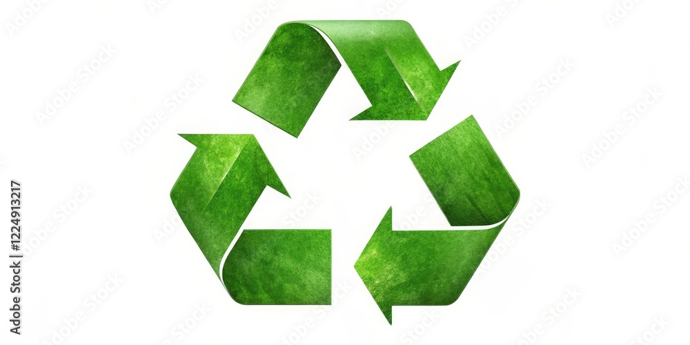 Fototapeta premium Green Recycle Symbol