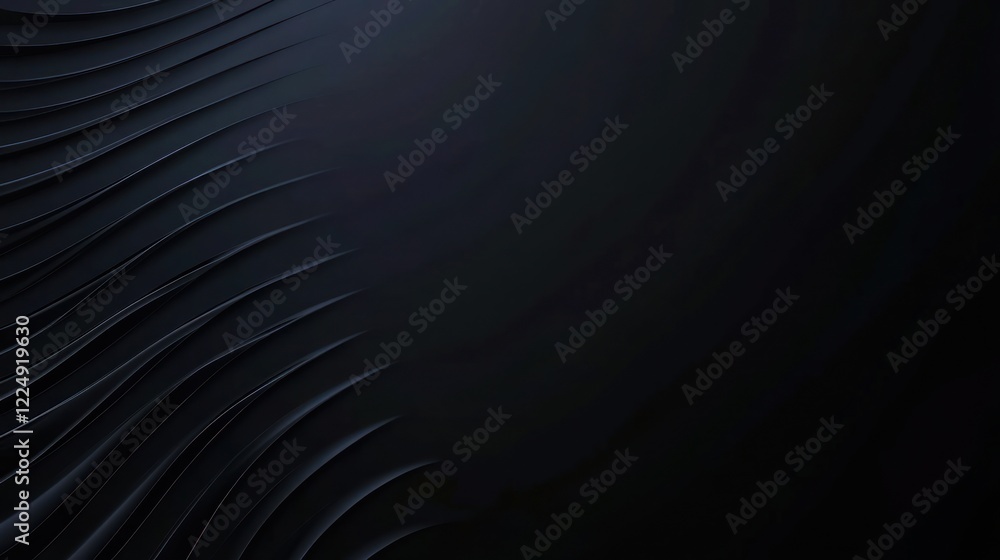 Fototapeta premium Abstract Dark Waves Background