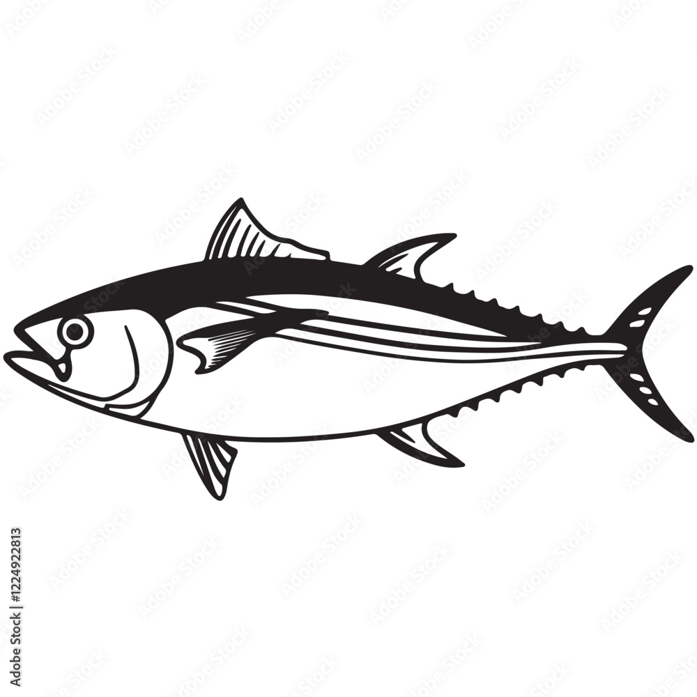 Fototapeta premium fish on a white background