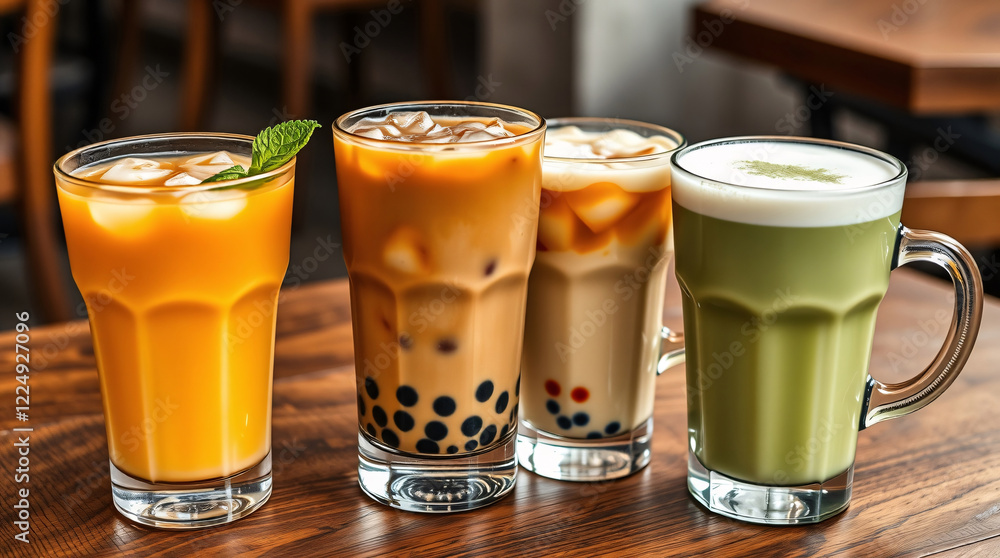 A Visual Feast: The Intriguing World of Milk Teas in Glass Mugs A Visual Feast: The Intriguing World of Milk Teas in Glass Mugs