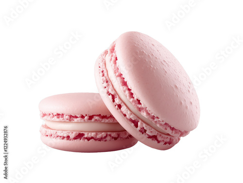 macaroons on transparent background