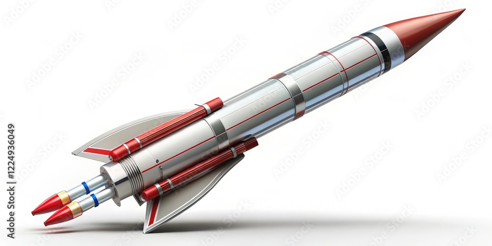 Naklejka premium Rocket Launch Vehicle