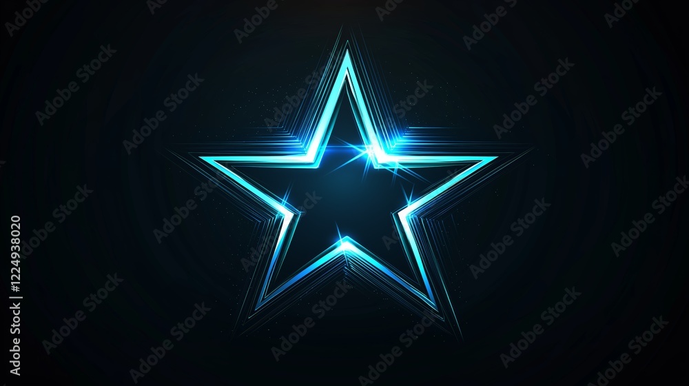 shining star on a black background. a nice wall paper shining star on a black background. a nice wall paper