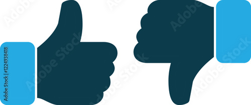 Thumbs Up Thumbs Down Feedback Review Approval Disapproval Choice Selection Positive Negative Vote Opinion Preference Yes No Like Dislike Decision