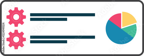 PrintData Analytics Dashboard Settings Configuration Pie Chart Report Management System
