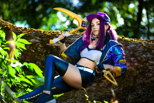 league of legends akali cosplay