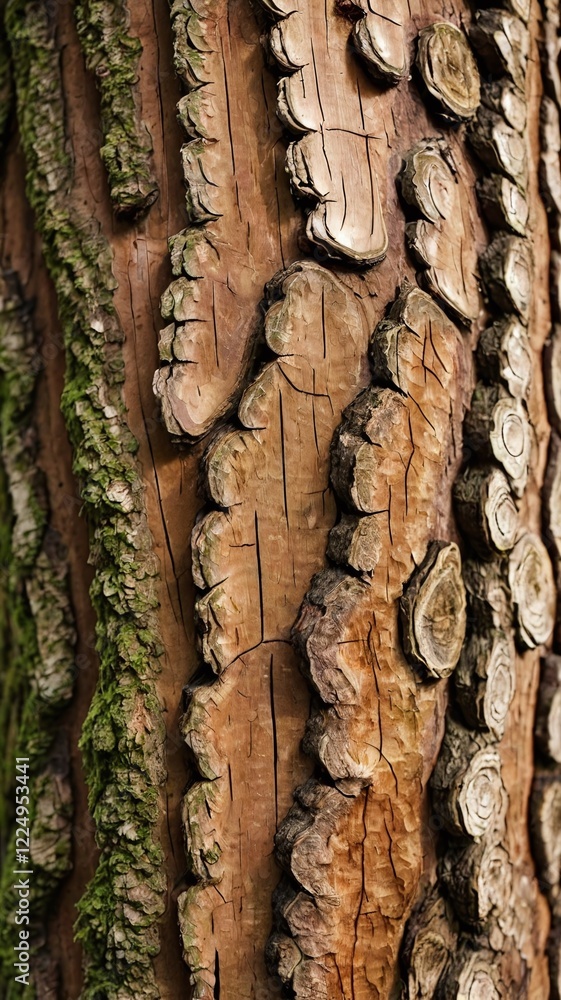 Naklejka premium texture of the tree bark of tree, Tree bark, background, texture