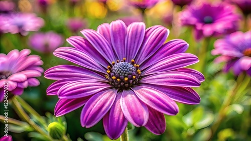 Purple Osteospermum Flower Close-up photo