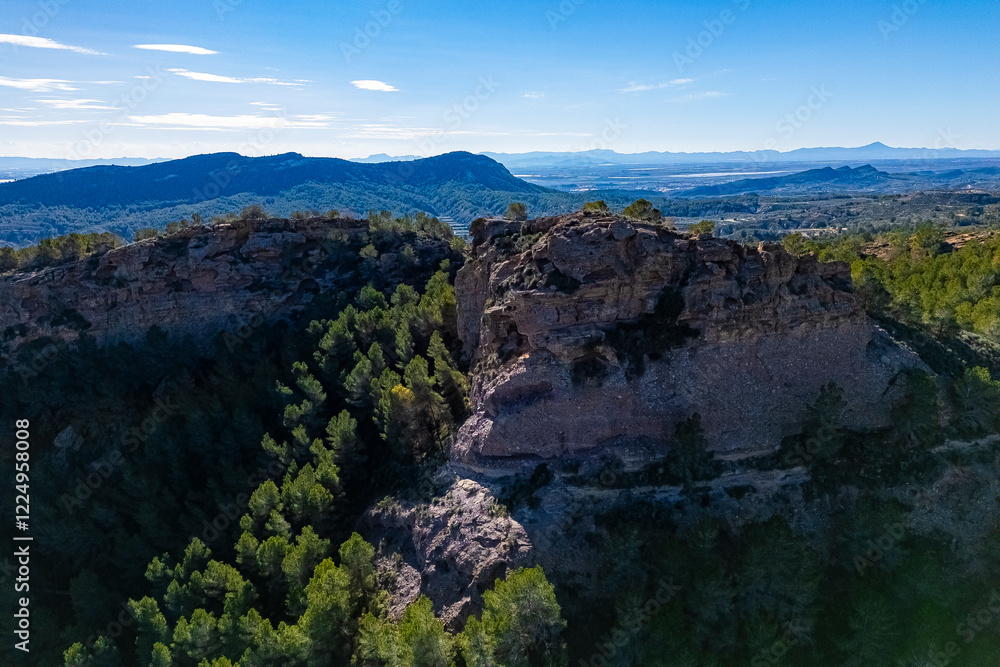 King Kong Face, Beautiful Trail Route, Murcia Region, Spain