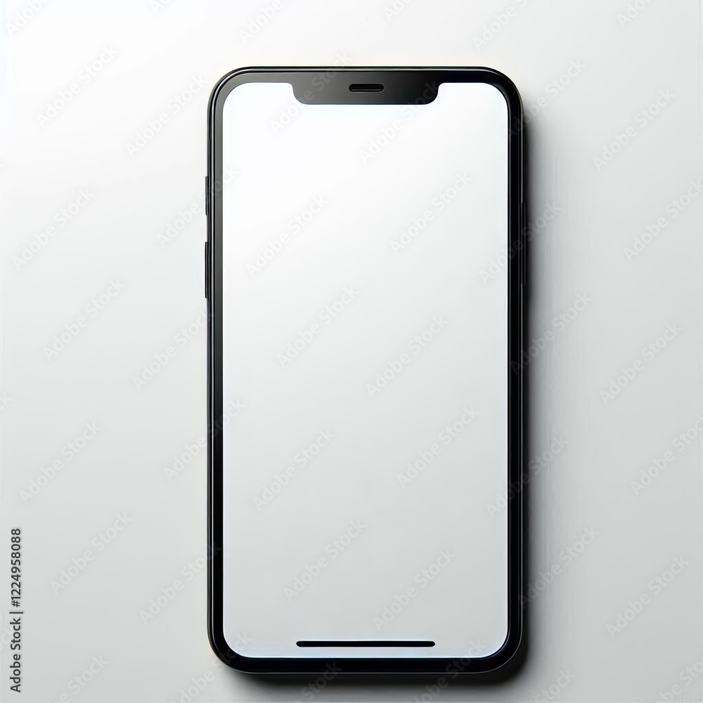 Close-up view of a smartphone mockup
Close-up view of a smartphone mockup