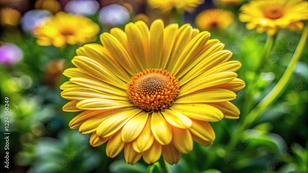 Obraz premium Yellow Daisy Close-Up