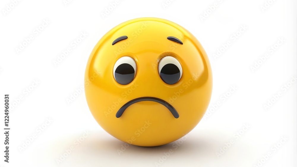 Fototapeta premium Sad Emoticon