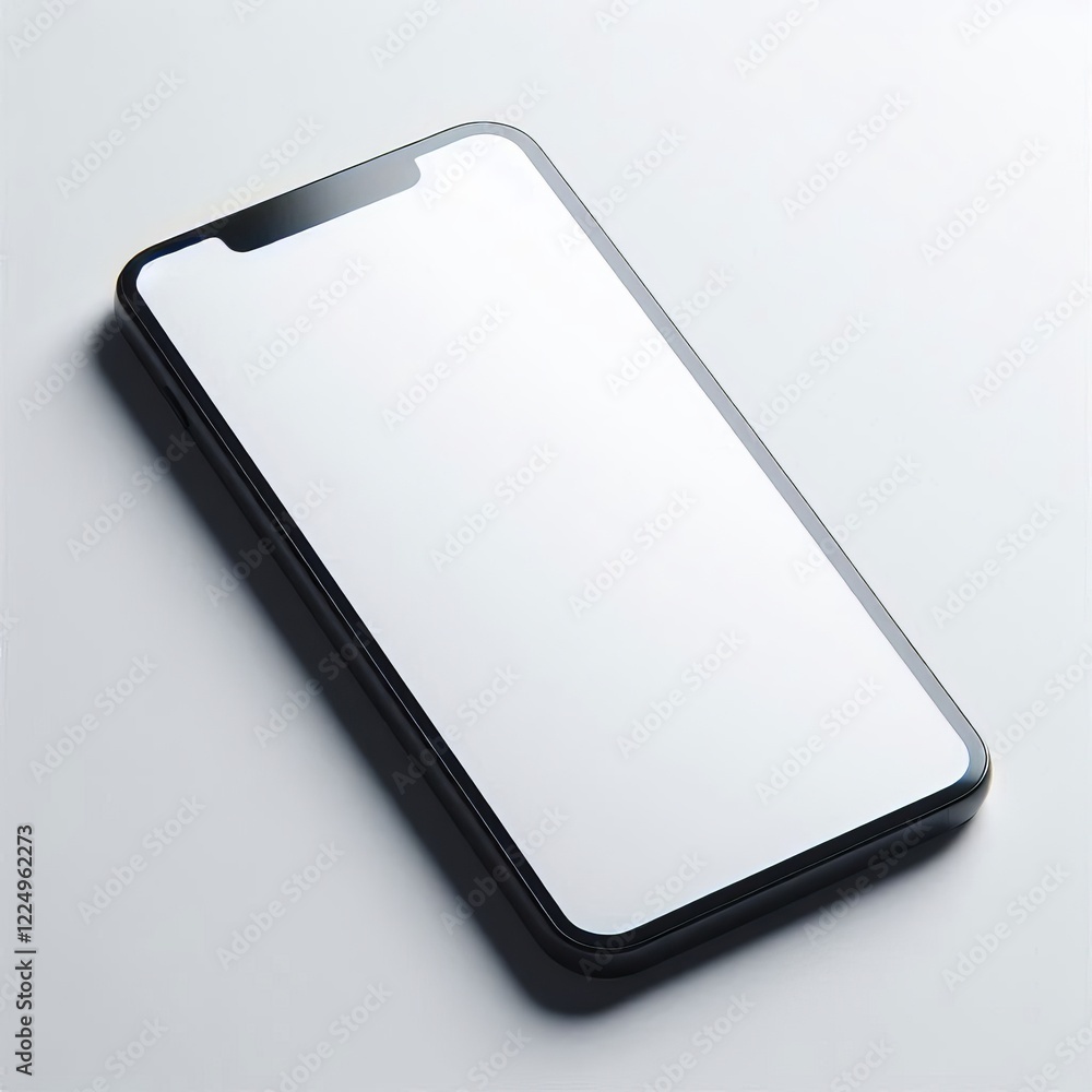 Close-up view of a smartphone mockup
Close-up view of a smartphone mockup