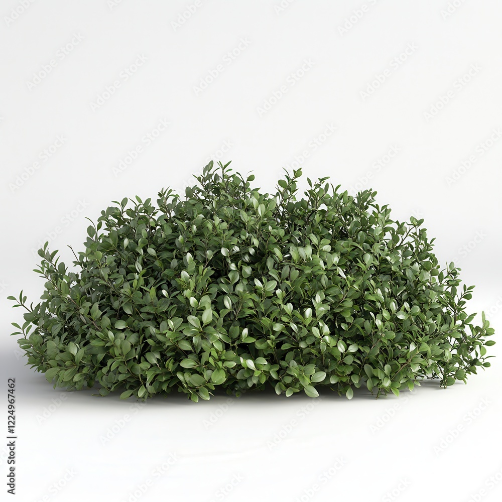 Lush Green Shrub with Dense Foliage for Outdoor Landscaping Design