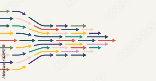 Abstract arrow direction. Technology background