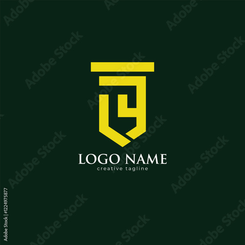 TYL letter law logo, law logo, law firm logo template