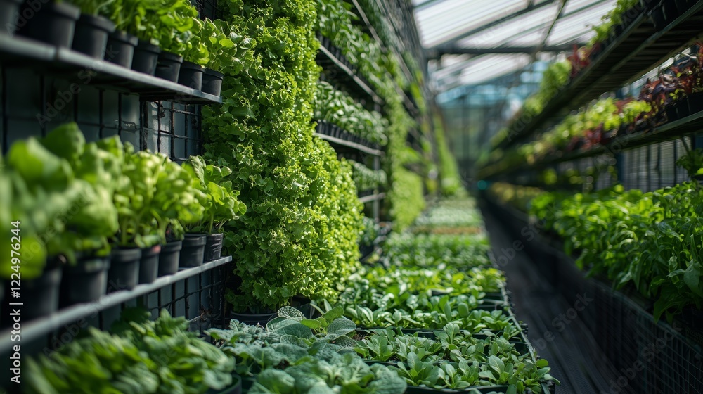Lush vertical garden in a controlled environment, showcasing sustainable agriculture and carbon-neutral energy integration.
Lush vertical garden in a controlled environment, showcasing sustainable agriculture and carbon-neutral energy integration.