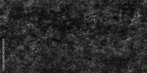 Abstract black grunge overly grains and concrete stone wall background. black slate stone wall background pattern with high resolution. black marble texture. black paper texture.