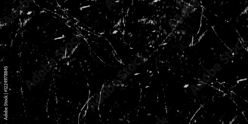 Black and white paint overly distressed grunge crack and scratch dirty wall texture. old paper background. pattern of ink line, splashes wall background. black, white scratch transparent background.