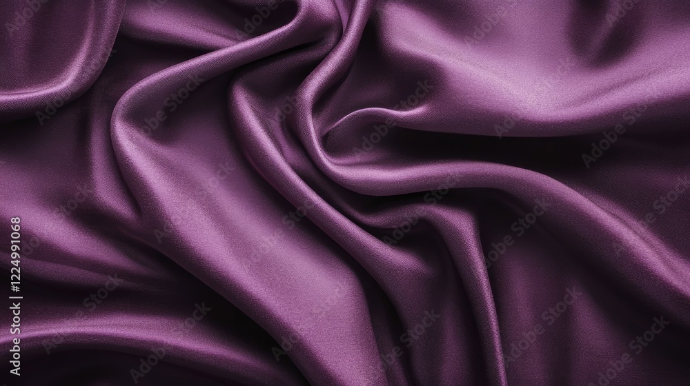 Fototapeta premium Deep aubergine background with a soft suede-like texture.