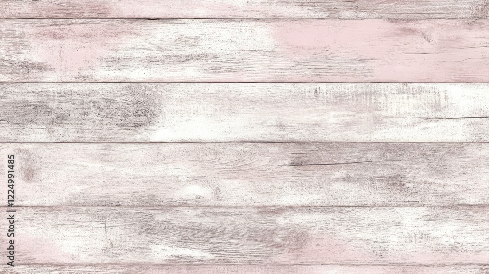 Obraz premium Faded pink wood texture with a vintage and rustic appearance.