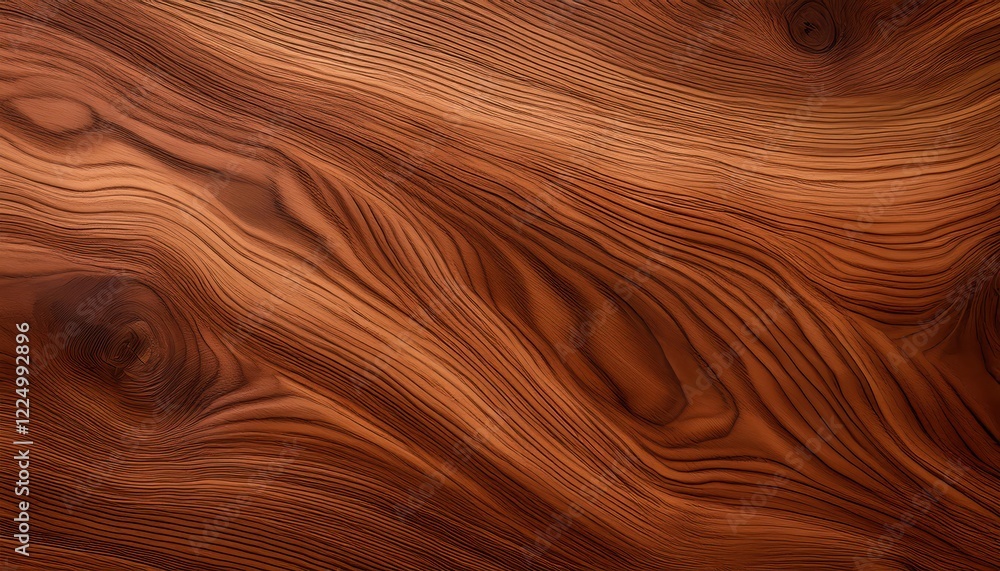 Naklejka premium Highresolution Tile Format Walnut Wood Texture with Intricate Veins, Ideal for Luxury Furniture and Interior Design, Showcasing Rich Brown Hues and Distinct Grain Patterns.