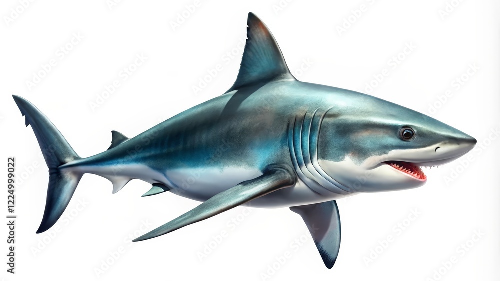 Fototapeta premium Great White Shark Illustration