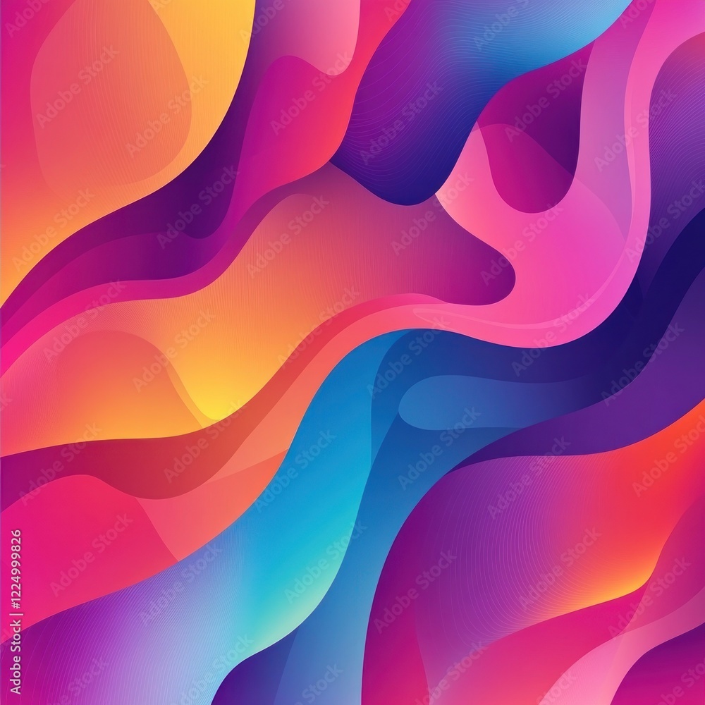 Abstract colorful waves background design Abstract colorful waves background design