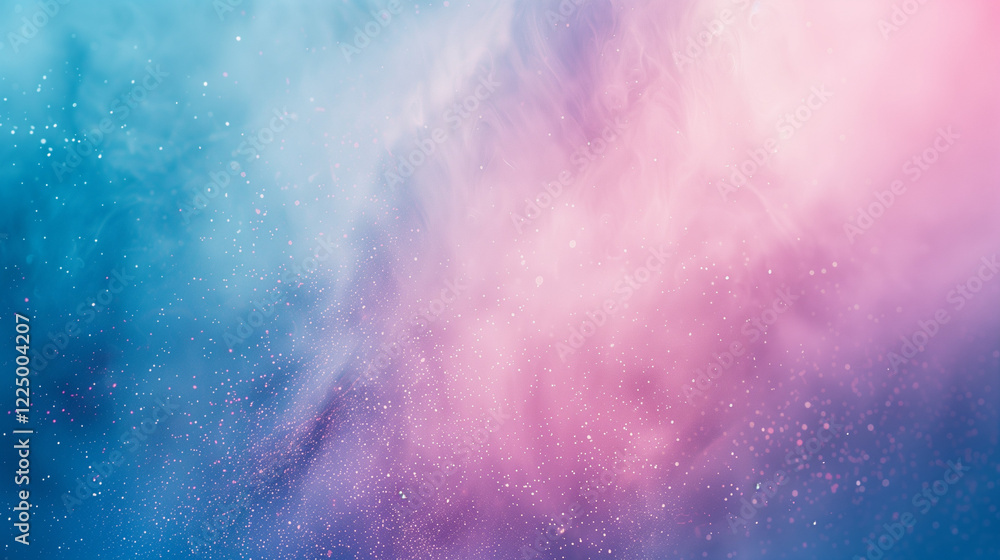 Fototapeta premium Vibrant Grainy Gradient Background with Soft Blue and Pink Hues for Web Design and Digital Art