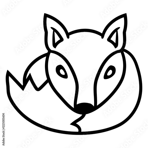 Red Fox Forest Animal Cunning Smart Cute Wild Dog Design Lover Art Vector Illustration Card T-Shirt Poster Sticker Graphic Print Decorative Drawing Isolated Logo Decoration Symbol Creative Cool Style
