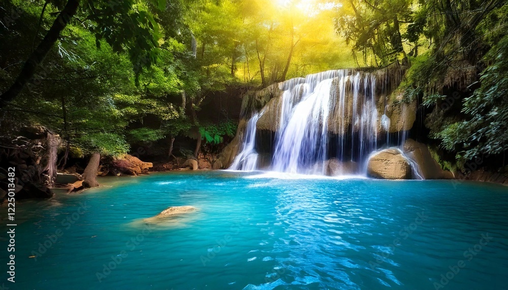 Here are five color palettes you could use for painting a waterfall:
1. **Serene Blues & Greens**: Use various shades of blue for the water cascading down the rocks, with soft greens and teals blendi Here are five color palettes you could use for painting a waterfall:
1. **Serene Blues & Greens**: Use various shades of blue for the water cascading down the rocks, with soft greens and teals blendi