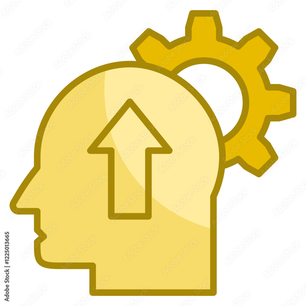Self-Improvement Icon Element For Design Self-Improvement Icon Element For Design