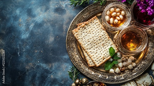 Pesah celebration concept (jewish Passover holiday) photo