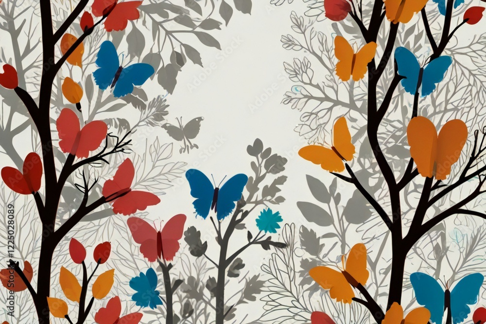 abstract floral background abstract floral background