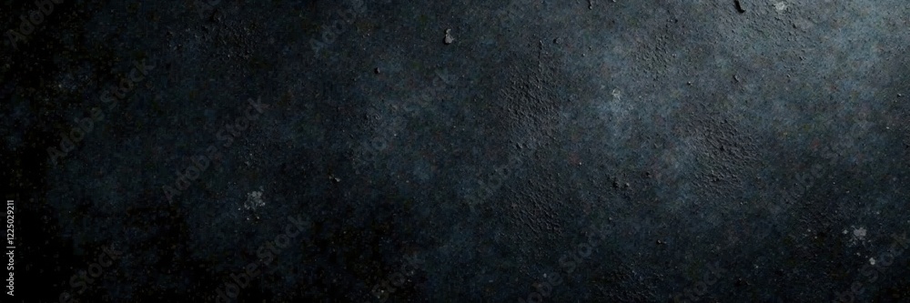 Naklejka premium Deep black distressed backdrop; uneven, gritty surface, textured background, grunge background