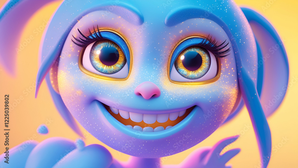 A Vibrant Bestselling 3D Cartoon Image Radiating Fun and Creativity A Vibrant Bestselling 3D Cartoon Image Radiating Fun and Creativity