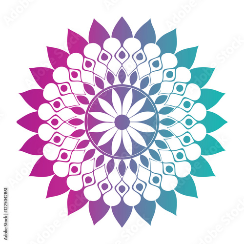 Abstract Mandala Design Element
