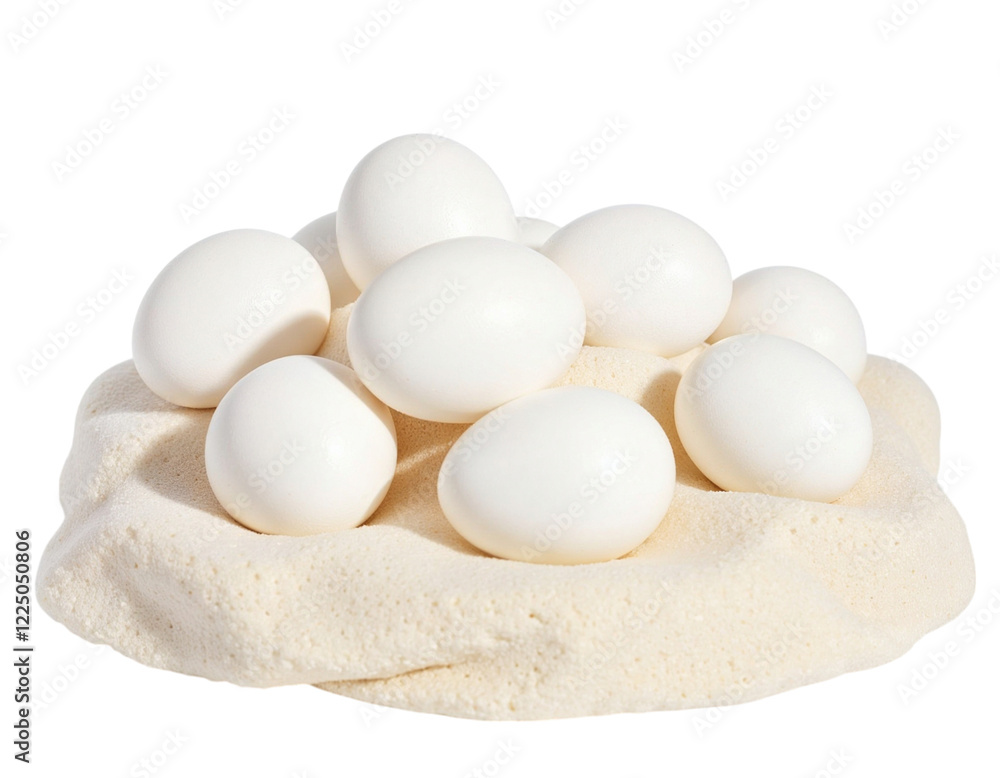 eggs on white background eggs on white background