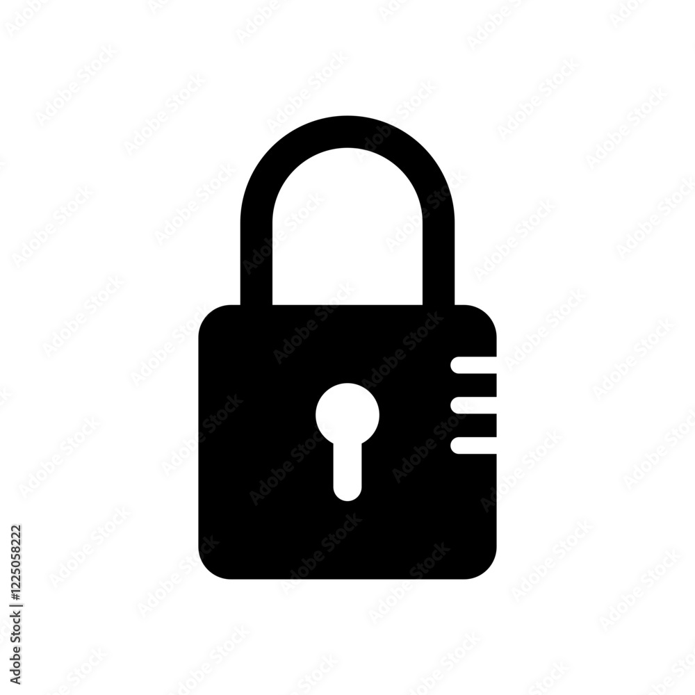 Security lock icon. symbolizing data protection, encryption, privacy, and digital security. Security lock icon. symbolizing data protection, encryption, privacy, and digital security.