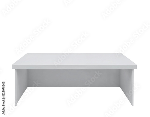 table isolated on white background