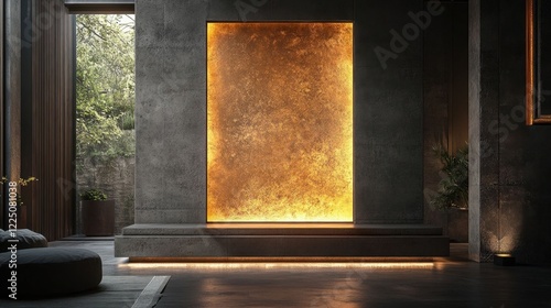 Elegant modern interior design.