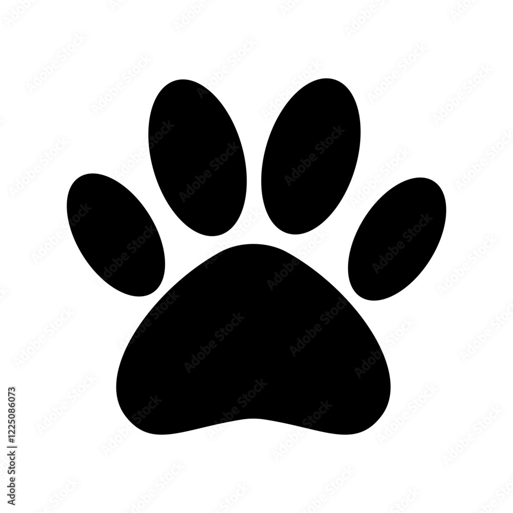 Animal Paw Vector Icon. Eps 10 Animal Paw Vector Icon. Eps 10